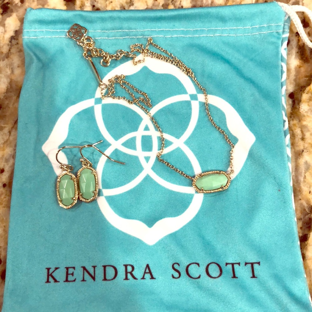 Kendra Scott Elisa necklace & Ellie earrings